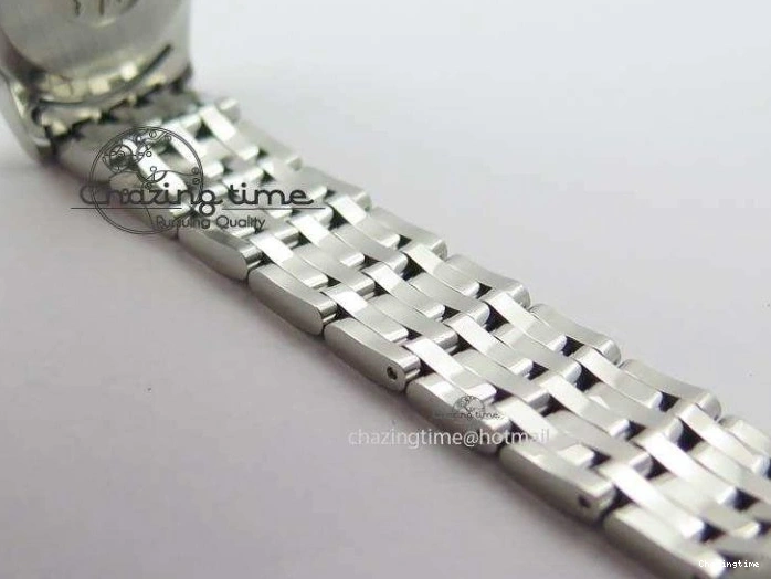 0310 De Ville 27mm Ladies MK 1:1 Best Edition White MOP Diamond Markers On SS Bracelet Ronda Quartz MoistureWicking 8190